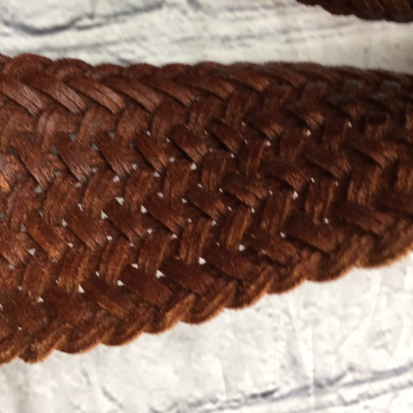 LINEA PELLE GENUINE LEATHER HANDMADE WIDE BELT MED - Picture 8 of 10